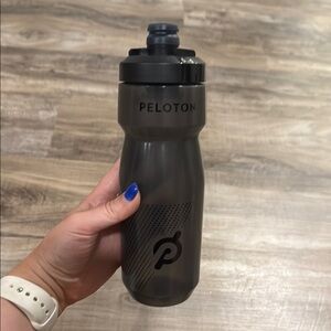 Never used Peloton Charcoal Gray camelback Water Bottle